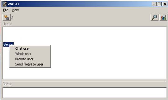 User connection status